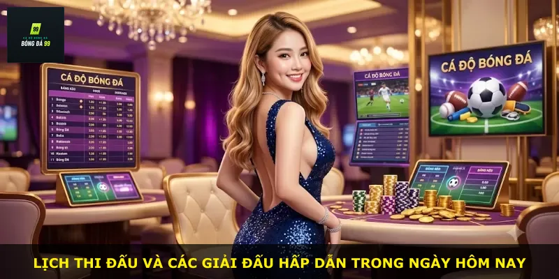 Lịch thi đấu và các giải đấu hấp dẫn trong ngày hôm nay